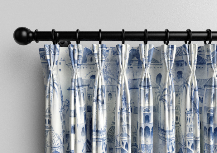 Voyage, Atlantic Blue - Made to Measure Curtain - Image 11